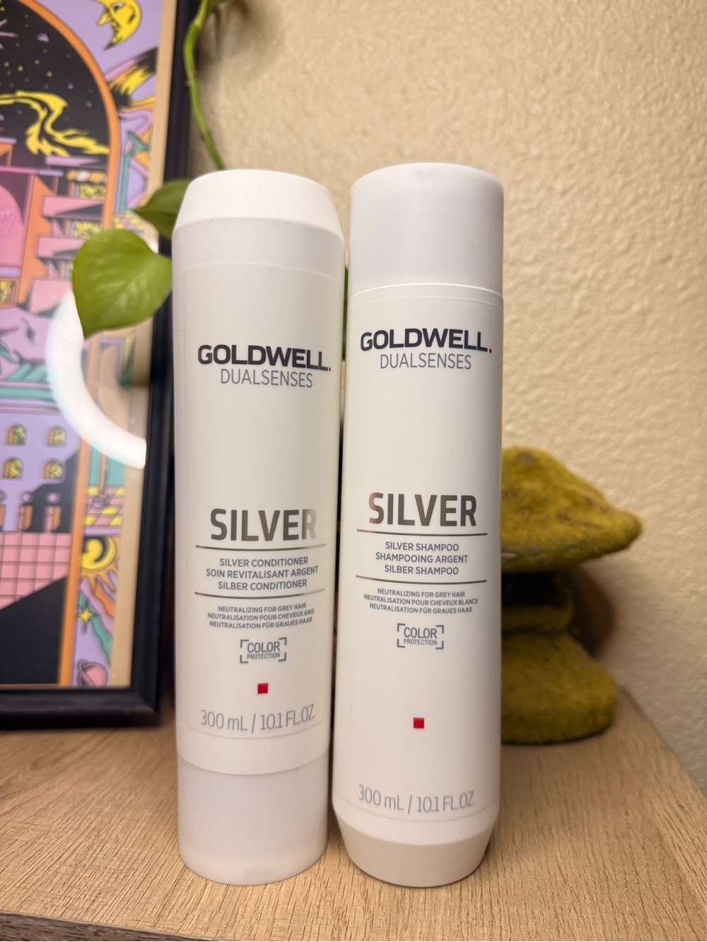 Goldwell Dualsenses Silver Shampoo & Conditioner - White
